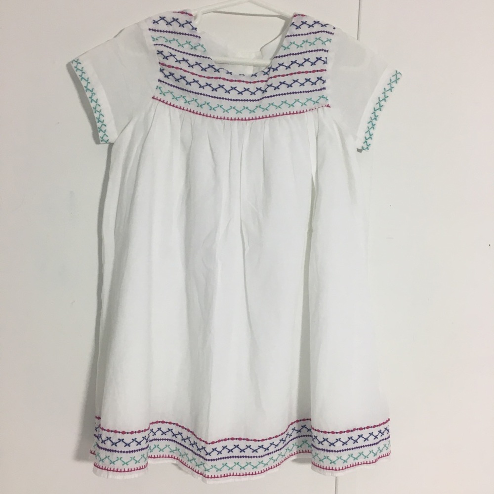 white cotton dress for girls